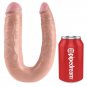 King Cock U-shaped Large Double Trouble Flesh