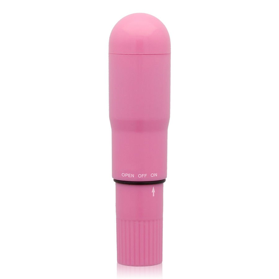 Glossy Pocket Vibrator Deep Rose