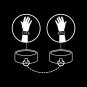 Fetish Submissive Handcuffs Vegan Leather