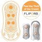 Tenga Flip Orb Strong Masturbator White And Orange Crash