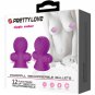 Pretty Love Stimulating Nipple Suckers 12 Modes Of Vibration Purple
