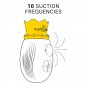 Intense Clit Stimulator 10 Licking And Suction Frequencies, Blue