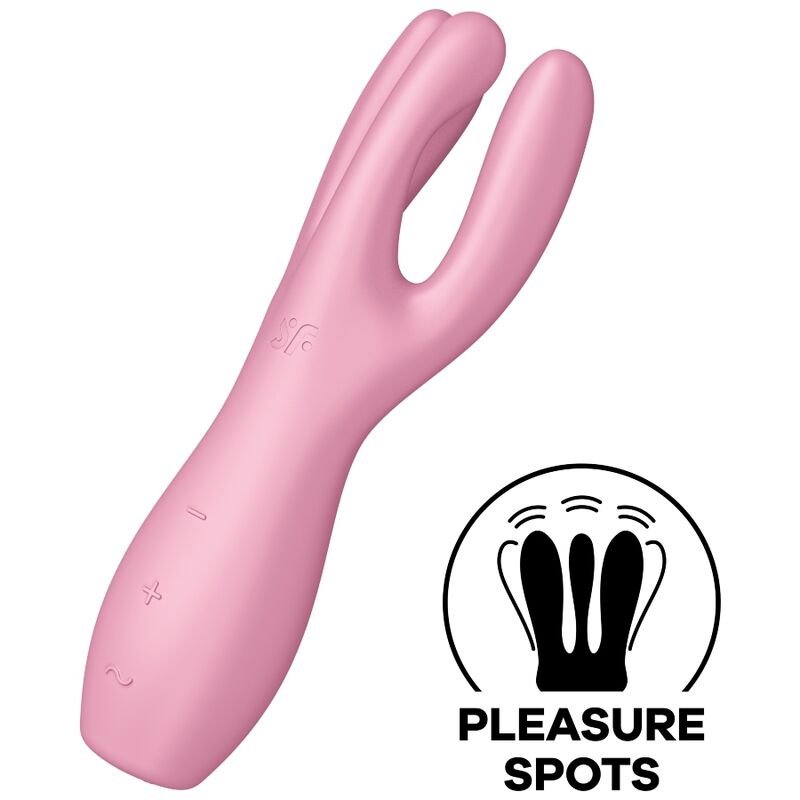 Satisfyer Threesome 3 Vibrator, Pink