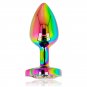 Ohmama Anal Plug Iridescent Heart - Small
