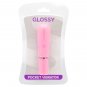 Glossy Pocket Vibrator Deep Rose