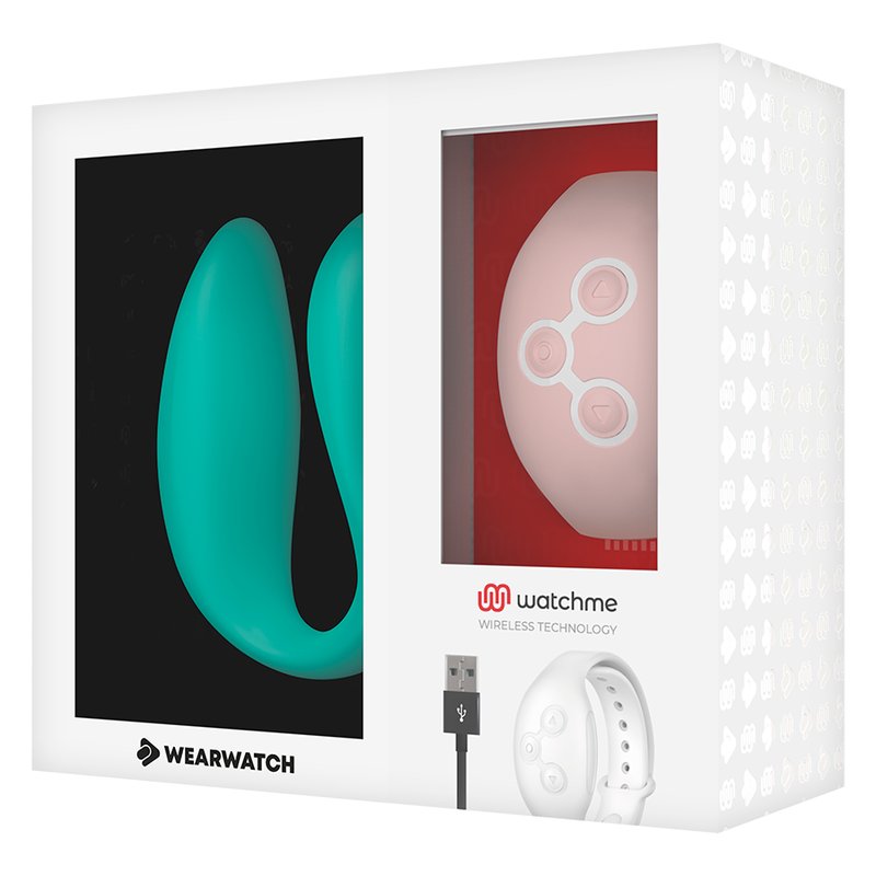 Wearwatch Dual Pleasure Wireless Technology Watchme Light Aquamarine / Pink