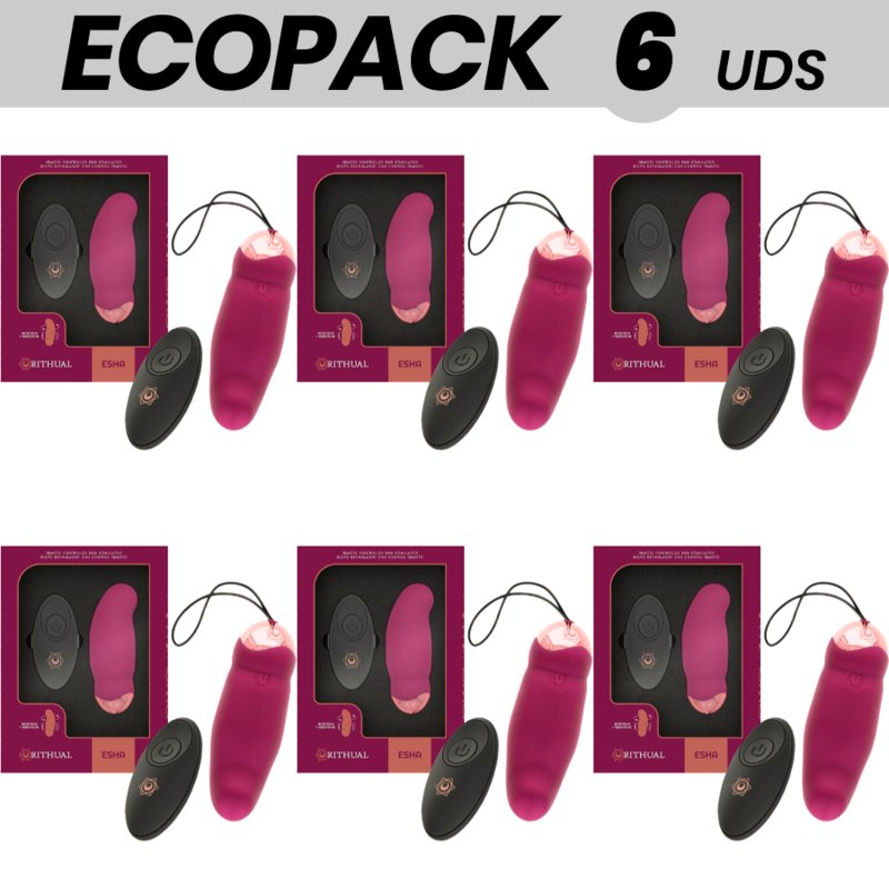 Ecopack 6 Units - Rithual Esha Egg Remote Control Rotation + Vibration System