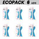 Ecopack 6 Uds - G-spot Gylbert Vibrator Punto G Turquoise Blue
