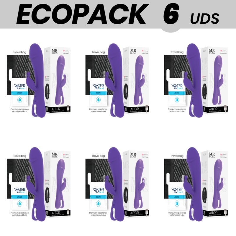 Ecopack 6 Uds - Mr Boss Aitor Rabbit Compatible With Watchme Wireless Technology