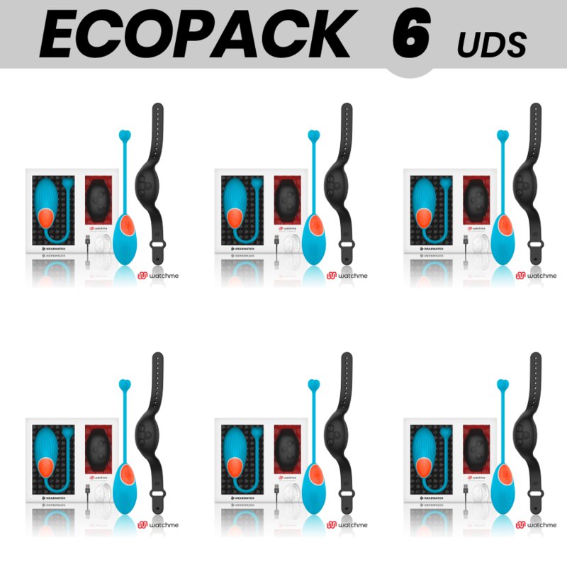 Ecopack 6 Uds - Wearwatch Remote Control Egg Technology Watchme Blue / Jet