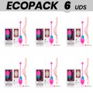 Ecopack 6 Uds - Wearwatch Egg Remote Control Technology Watchme Fuchsia / Pink