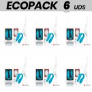 Ecopack 6 Uds - Wearwatch Vibrator Dual Technology Watchme A Il/nieve