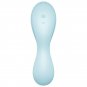 Satisfyer Curvy Trinity 5 Air Pulse Stimulator & Vibrator App - Blue