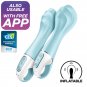 Satisfyer Air Pump Vibrator 5+ Inflatable G-spot Vibrator App - Blue
