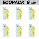 Ecopack 6 Uds - G-spot Gavyn Yellow G-spot Vibrator