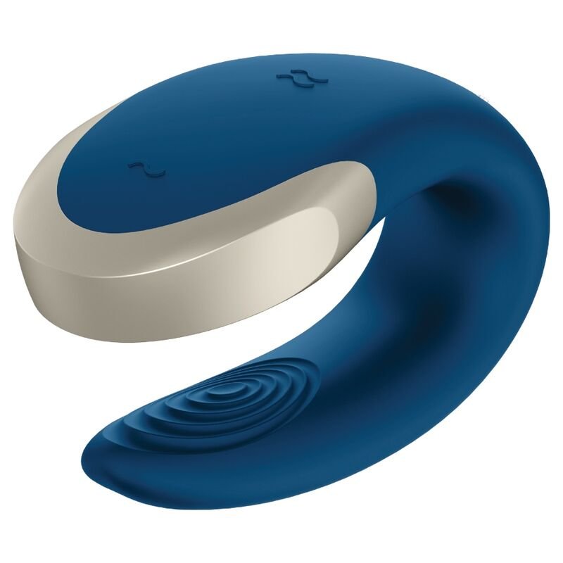 Satisfyer Double Love Luxury Partner Vibrator, Blue
