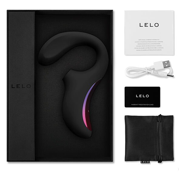 Lelo Enigma Dual Stimulation Sonic Massager Black
