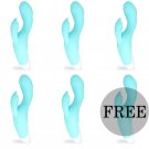 Mia Dresde Vibrator Turquoise 5+1 Free