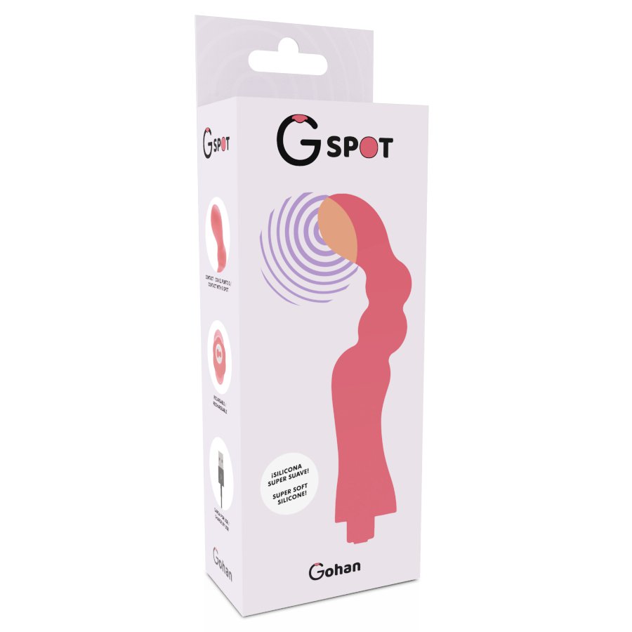 G-spot Gohan Light Red Vibrator