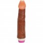 Waves Of Pleasure Realistic Vibrator Brown 23 Cm