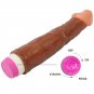 Waves Of Pleasure Realistic Vibrator Brown 23 Cm