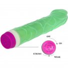 Waves Of Pleasure Vibrator Green 23 Cm