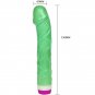 Waves Of Pleasure Vibrator Green 23 Cm