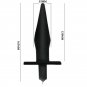 Baile Vibrating Plug And Remote Control Wireless Black