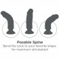 King Cock - 6"- 15.24 Cm Vibrating Cock Flesh