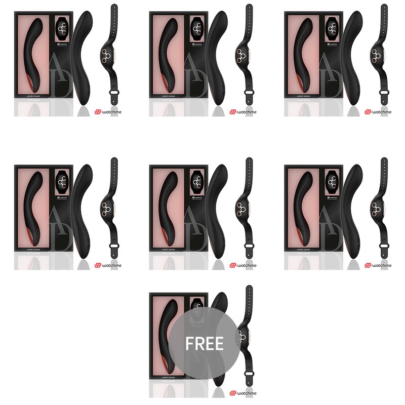 Anne&Acirc;&acute;s Desire Curve G-spot Wireless Watchme Black/Gold 5+1 Free
