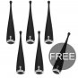 Brilly Glam Spot Vibe Clitorial Black 5 + 1 Free
