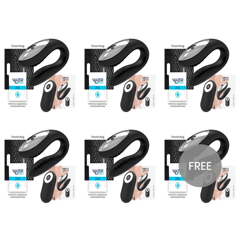 Brilly Glam We Love For Partners Black Remote Control 5 + 1 Free