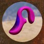 Lelo Enigma Cruise Dual Stimulation Sonic Massager Deep Rose