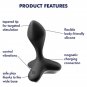 Satisfyer Game Changer Plug Vibrator, Black