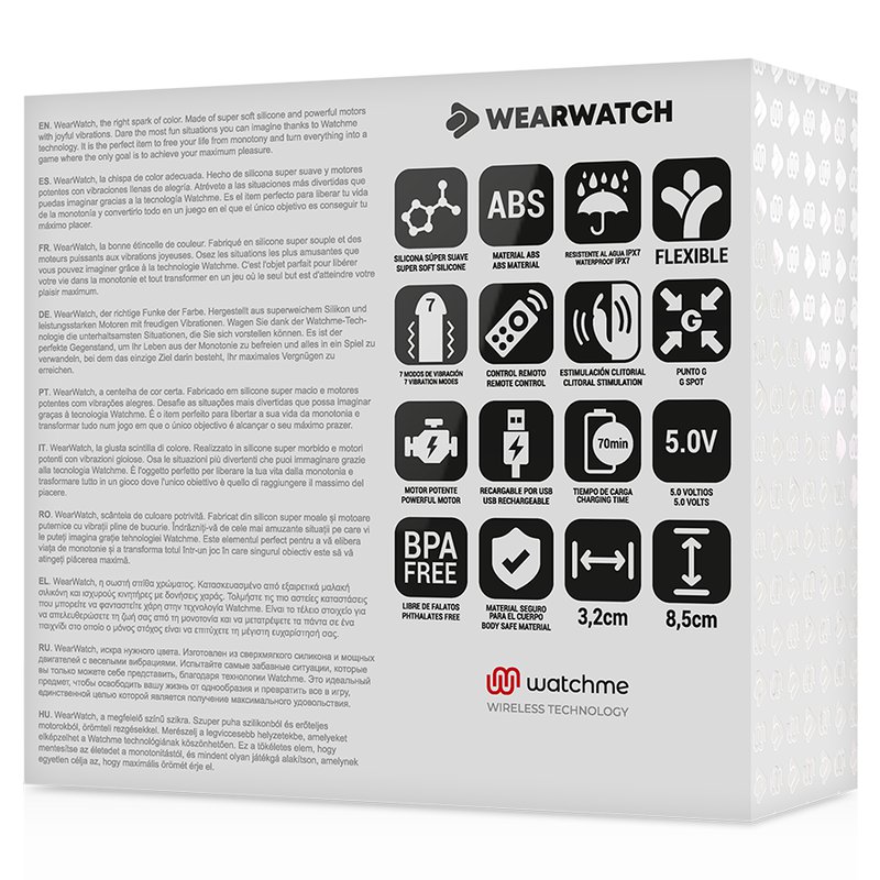 Wearwatch Dual Pleasure Wireless Technology Watchme Light Aquamarine / Pink