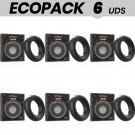 Ecopack 6 Uds - Anbiguo Adriano Vibrating Ring Compatible With Watchme