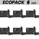 Ecopack 6 Uds - Anbiguo Arkadio Glans & Perineum Stimulator Compatible With Watchme