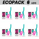 Ecopack 6 Uds - Wearwatch Vibrator Dual Technology Watchme Fuchsia / Sea Water