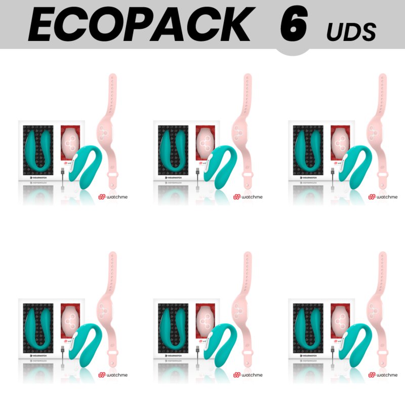 Ecopack 6 Uds - Wearwatch Vibrator Dual Technology Watchme Sea Water / Pink