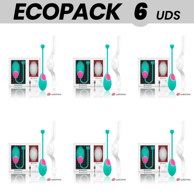 Ecopack 6 Uds - Wearwatch Egg Remote Control Technology Watchme Sea Water / Snow