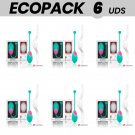 Ecopack 6 Uds - Wearwatch Egg Remote Control Technology Watchme Sea Water / Snow
