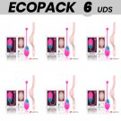 Ecopack 6 Uds - Wearwatch Egg Remote Control Technology Watchme Fuchsia / Pink
