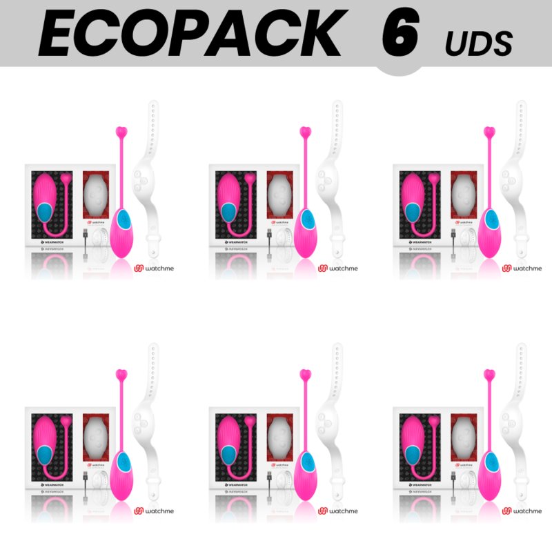 Ecopack 6 Uds - Wearwatch Egg Remote Control Technology Watchme Fuchsia / Snow