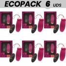 Ecopack 6 Uds - Rithual Sita Egg Remote Control Rotation Of Pearls + Vibration