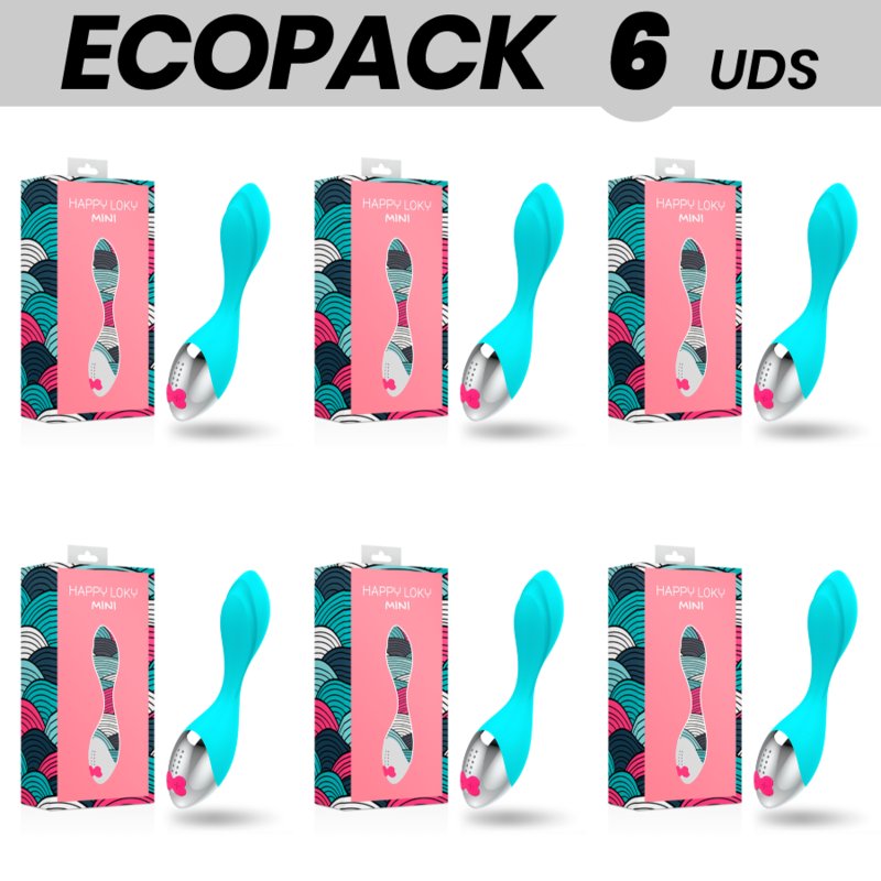 Ecopack 6 Uds - Happy Loky Mini Fun Vibrator