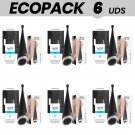 Ecopack 6 Uds - Brilly Glam Spot Vibe Black Silicone Orgasmic Clitorial Vibrator