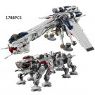 Lepin Star Wars The Republic Dropship 1788pcs Compatible Lego