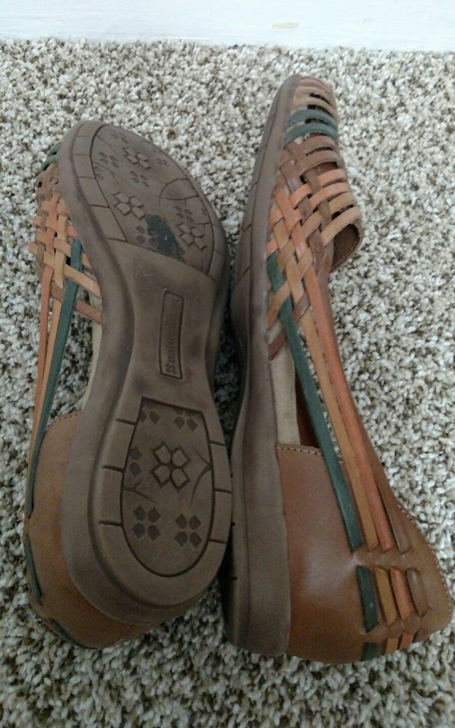 naturalizer brown leather sandals
