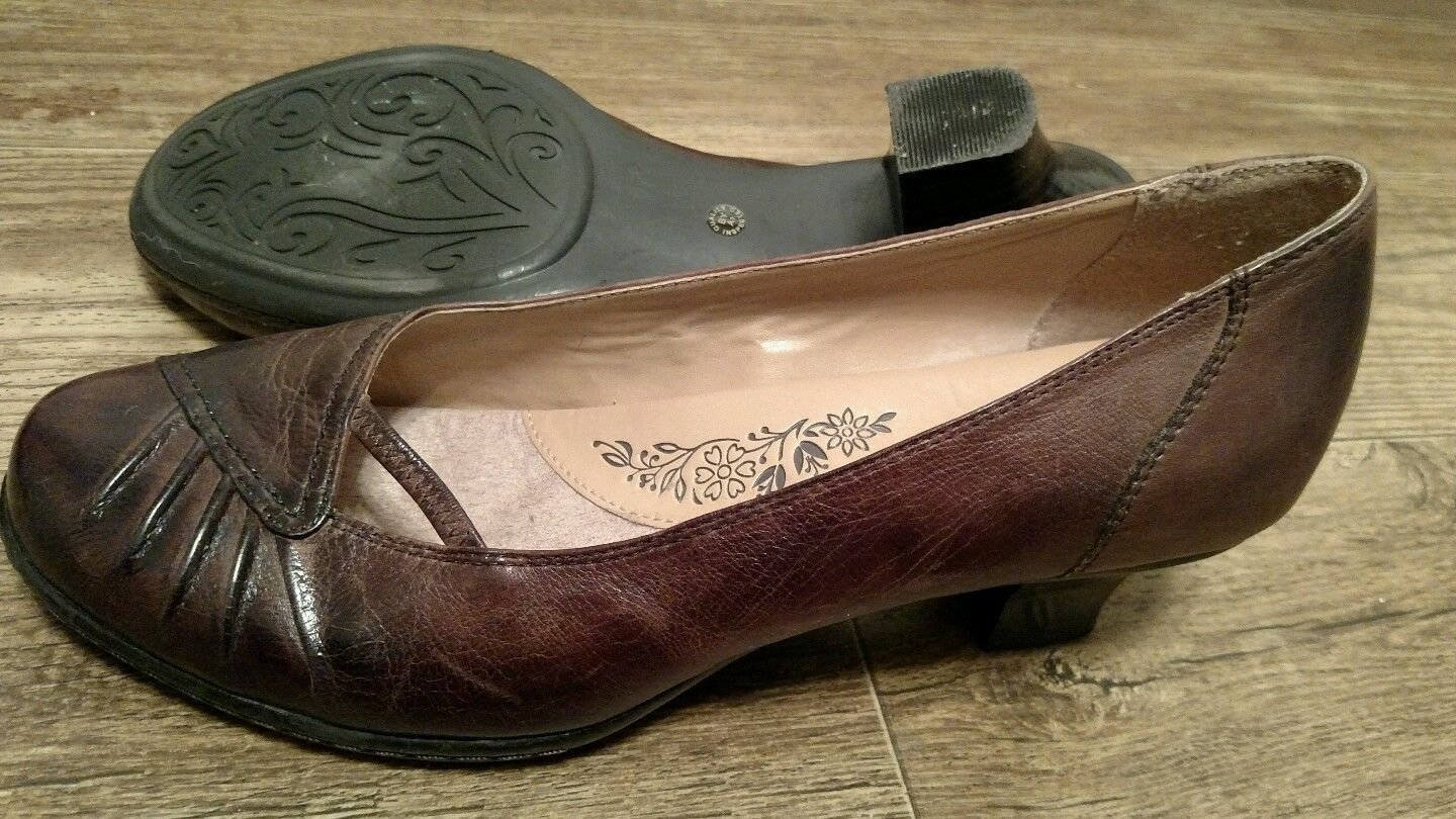 womens brown leather shoes