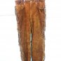 Men's New Native American Brown Suede Leather Fringes Western Pants WP06 Size : 36, Inseam 32